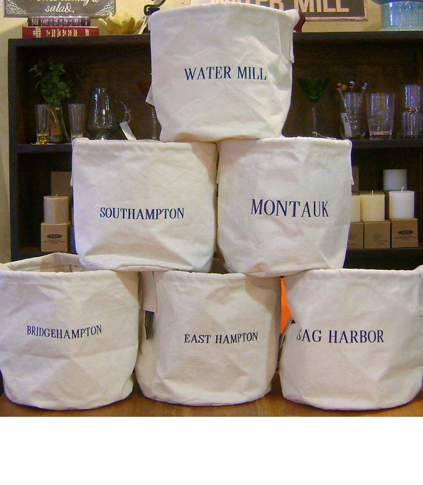 Hamptons Totes can be made to order. This would be a great way to welcome your guests.
