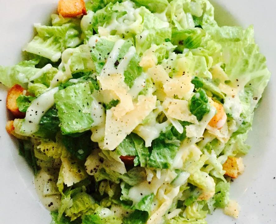 Caesar Salad in Parmesan                                        -romaine, Parmesan, garlic croutons