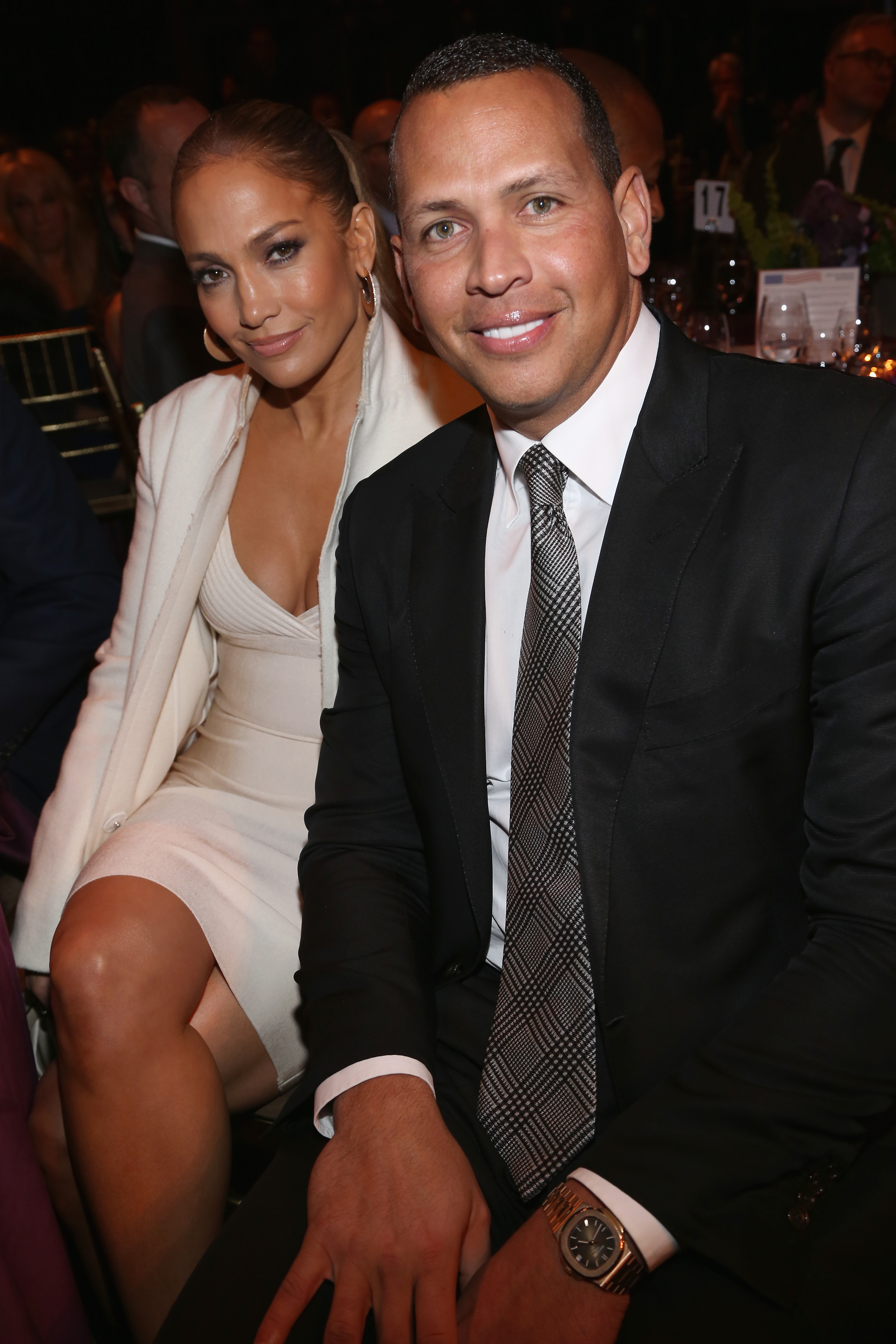 Jennifer Lopez, Alex Rodriguez==
Prostate Cancer Foundation Presents the 2017 New York Dinner==
Cipriani 42nd Street, NYC==
November 6, 2017==
©Patrick McMullan==
Photo - Sylvain Gaboury/PMC==
==