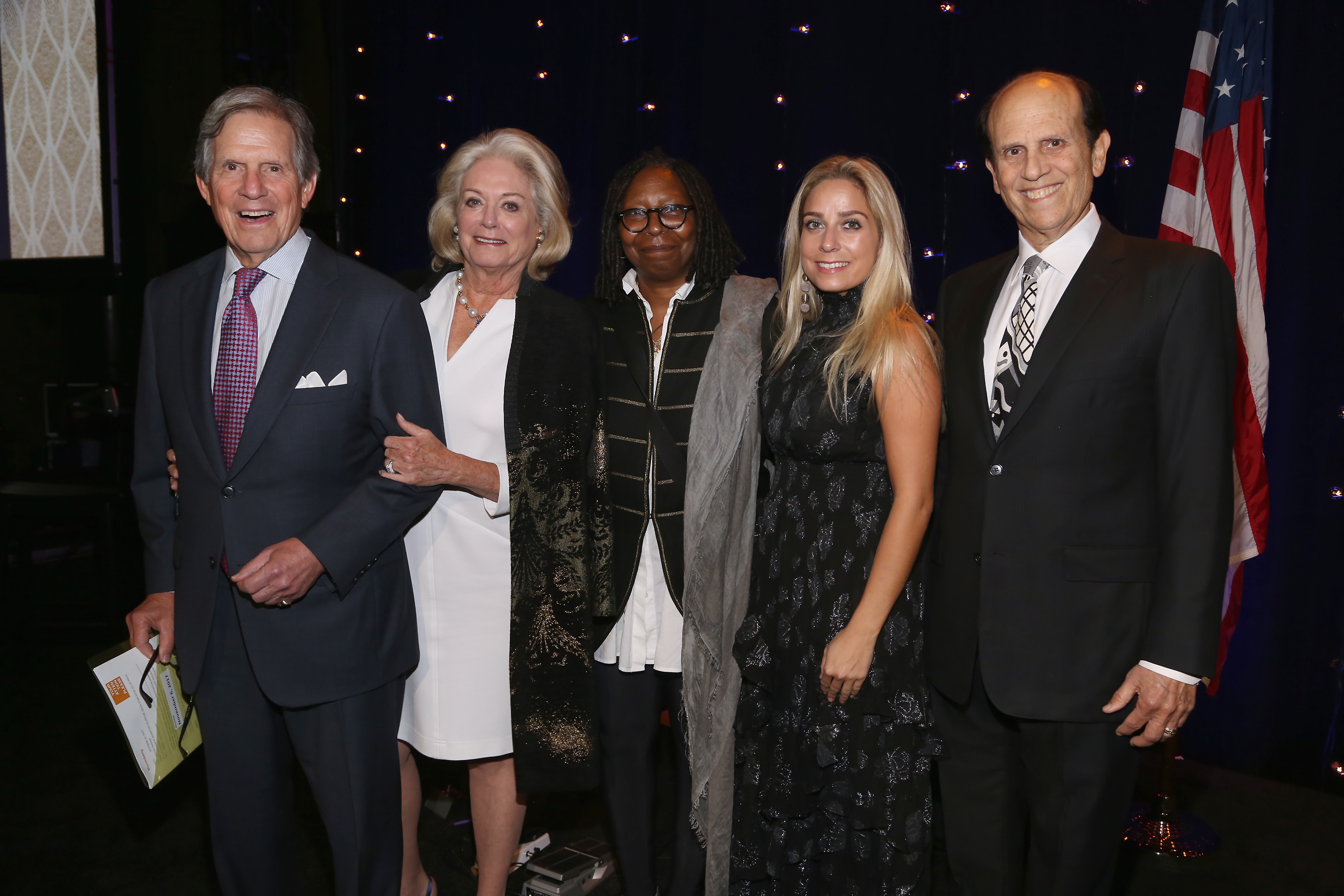 Peter Grauer, Laurie Grauer, Whoopi Goldberg, Nina Grauer, Michael Milken==
Prostate Cancer Foundation Presents the 2017 New York Dinner==
Cipriani 42nd Street, NYC==
November 6, 2017==
©Patrick McMullan==
Photo - Sylvain Gaboury/PMC==
==