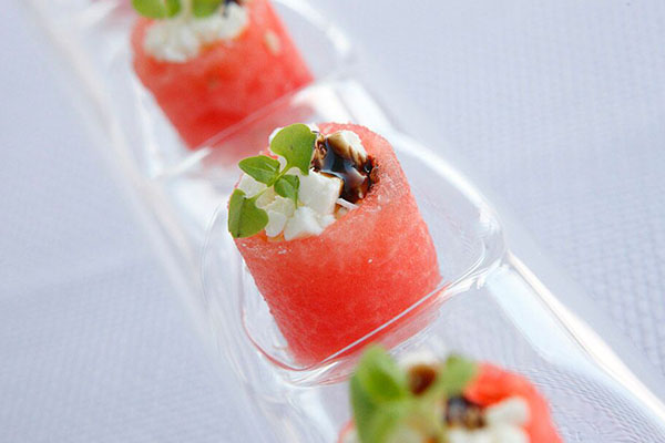 Watermelon & feta salad by Elegant Affairs